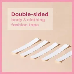 haleness care Fashion Tape for Women – Pack of 2 (72 Strips) | Transparent Double-Sided Anti-Slip Body & Clothing Tape | Skin-Friendly Invisible Strips for Dress, Bra, Tops, Blouse, Saree, Shoulder Hold image 3