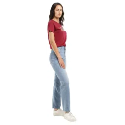 levi's Women's High Rise Ribcage Slim Straight Fit Jeans image 2