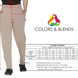 colors & blends Men's Cotton Track Pants/Lounge Bottoms image 2