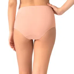 amante Lace Low Rise Seamed Sheer Minimiser Full Brief Panty image 1