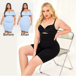 zoyesha Women Waist Shapewear with Anti Rolling Strip Tummy Control Tucker Waist Slimming Panties Shapewear Underwear Waist Shapewear image 3
