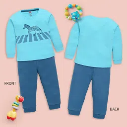 luvlap Boys F/S Boys T-Shirt & Pyjama CoSet image 1