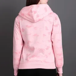 city fashion Women’s Winter Fleece Hoodie Sweatshirt – Warm Zipper with Front Pockets, Printed Casual Stylish Hooded Jacket image 1