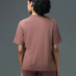 technosport Women's Relaxed Fit Solid T-Shirt for Sports, Gym and Running image 1