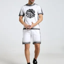 spense clothing Men's Cotton Short Sleeve T Shirt & Shorts Set with 2 Pockets || Casual Co-ord Sets image 4