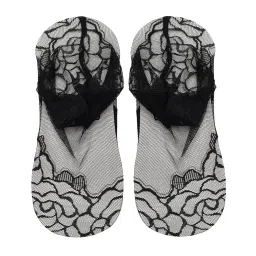 ssoshhub Multicolour Transparent Ankle Length Cotton Net Socks for Women and Girls, Stylish image 1