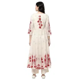biba Women Cotton Anarkali Printed Suit Set image 3