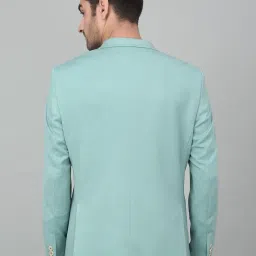 cantabil Self Design Full Sleeves Notch Lapel Casual Blazer for Men | Casual Blazer for Men | Men Blazer for Casual (P_MBZC00057) image 3