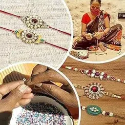i jewels Rakshabandhan Special Bhabhi Lumba Bracelet For Women image 4