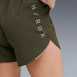 puma Women, W HYROX 4" ULTRAWEAVE SHORT, Dark Olive, M, (52763470) image 1