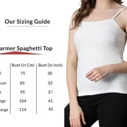 fashiol Ribbed Thermal Warmer Spaghetti Top for Women, Ultra Soft Sleeveless Strappy Winter Camisole Inner Wear Thermal for Women & Girl image 4