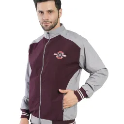 manra Men's Rain Coat, Water Resistant Jacket | Trending Lightweight Windcheater Nylon Jacket | Stylish Full Sleeves Stand Collar for Sports Tracking & Gym Jacket image 1