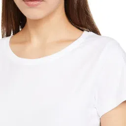 max Plus Size Women Solid T-Shirt image 2