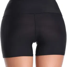 plumbury PLUMBURY® Women’s High Waist Tummy Control Seamless Smooth Safety Shorts/Boyshort Panties/Under Skirt Shorts/Cycling Shorts, Size XS to XXL (Pack of 2) image 1