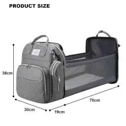 Winnies Diaper Bag With Changing Station | Mummy Bag With Bassinet | Bed Changing Backpack | Backpacks | Foldable Bag | Travel Bags | Diaper Bag | Shoulder Bag image 1