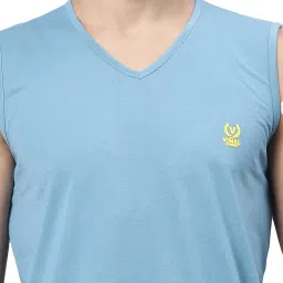 mack jonney Regular Fit Cotton Solid Gym Vest for Men-V_SL_ANTHRA_01-P image 4