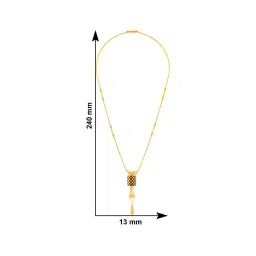 p.c. chandra jewellers 22k (916) Yellow Gold Necklace for Women image 3