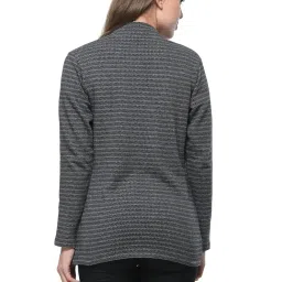 frenchtrendz Women Cotton Jacquard Pocket Shrug(XS-4XL) image 3