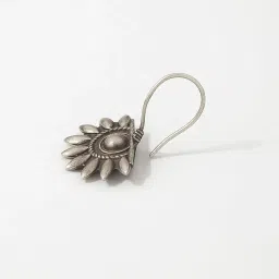 STUD STORY Antique Silver Twilight Dangler Earring, Oxidized Handmade Silver Replica Brass Earrings in Antique Silver Finish for Girls & Women image 3