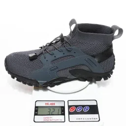 lyla Water Shoes Sneakers Lightweight Hiking Shoes for Outdoor Trekking Casual 41Yard Grey image 4
