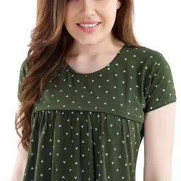 AV2 Women's Cotton All Over Print Top And Pajama Set Pack Of 1 image 3