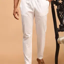 vastramay Men's Regular Fit Mid Rise Pants image 1