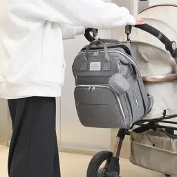 Winnies Diaper Bag With Changing Station | Mummy Bag With Bassinet | Bed Changing Backpack | Backpacks | Foldable Bag | Travel Bags | Diaper Bag | Shoulder Bag image 4