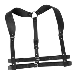 CALANDIS PU Leather Punk Harness Women's Fashion Costume Body Waist Belt Steampunk Black | s & Bustiers | Intimates & Sleep image 5