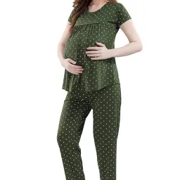 AV2 Women's Cotton All Over Print Top And Pajama Set Pack Of 1 image 2