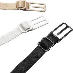 enclave 3 Pieces Bra Strap Clips holder Elastic Adjustable Non-Slip Strap Holder Conceal Straps for women - Cleavage Control (SET OF 3). image 3