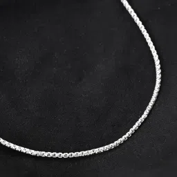 clara Real 925 Sterling Silver Stellan Men Chain Necklace in 24 inches |Gift for Men and Boys| With Certificate of Authenticity and 925 Stamp image 2