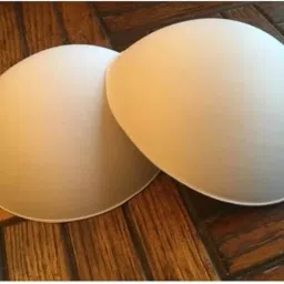 glamorous duo Bra Pads Inserts 3 Pairs, Enhance Breast Cup Size - Stitched Removable Round Seam Women's Sports Blouse Cups, Yoga Bra pad, Bikini Top (Beige Round) (Beige, 36) image 1