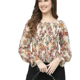 popwings Women's Floral Regular Fit Shirt image 4