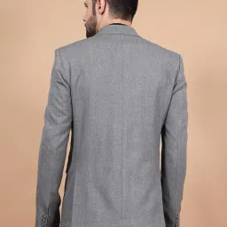 wintage Polyester Cotton Grey Blazer image 2