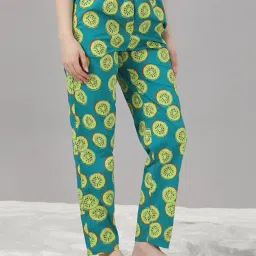 easy shot Unisex Cotton Printed Payjama for Men & Women | Soft Breathable Nightwear | Regular Fit Lounge & Sleep Wear Pants image 2
