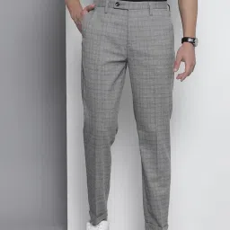 the indian garage co Men's Regular Fit Mid Rise Trouser image 1