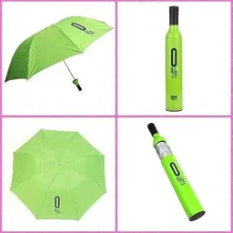 ds enterprise Bottle Umbrella Double Layer Folding Automatic Open for Girls, Multiuse Windproof Protect- Sunlight Cold Wave Heat Wave, Dust & UV Rain Size 21 Inch with Bottle Cover for Men & Women image 4