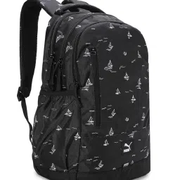 puma Unisex-Adult Streak v2 4 Compartment Backpack, Black-AOP (9155101) image 4