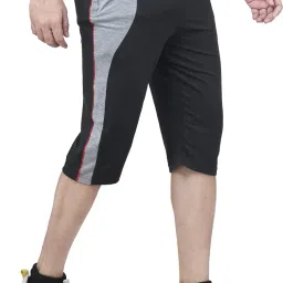 i bulls Hosiery Cotton Regular Fit Three Quarters/Three Fourths/Three by Fourth /3/4 / Capri for Men- Casual/Sports/Lounge Wear with Zip Lock Pockets image 3