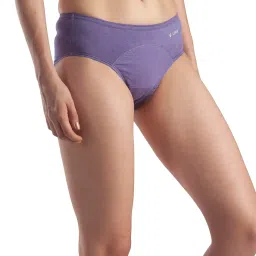 lavos Women's Period Panty Hipster Leak Proof Underwear for Low Flow, Reusable Odor & Stain Free Bamboo Cotton Anti-Bacterial Menstrual Periods Panties for Women & Girls image 3