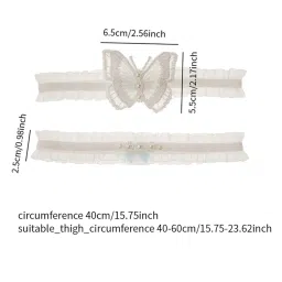 trendynest Wedding Garter For Bride Stretchy Thigh Rings For Anniversary Dance Weddings Style A | Wedding & Formal Occasion | Bridal Accessories | Garters image 5