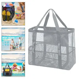 calandis ™ Mesh Beach Bag Large Tote Bag For Beach Vacation Essentials Cruise Pool Toys | Womens Handbags & Bags image 4