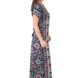 masha Women's Cotton Printed Maxi Night Gown image 4