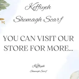 I H Fashion Arabic Arafat Keffiyeh Scarf for Men & Women | Stylish Square Shawl/Stole | Head Wrap & Face Cover Scarves image 5