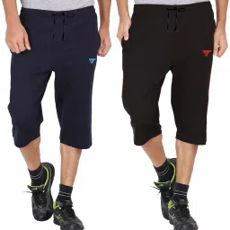 south tree Mens Piping Capri or 3/4th with Side Pockets(Pack of 2) image 1