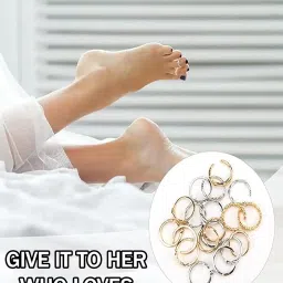 gzrc-yddk 24 Piece Women's Toe Ring Set, Women's Jewelry, Toe Ring, Elegant Women's Ring, Perfect for Parties, Weddings and Special Occasions image 5
