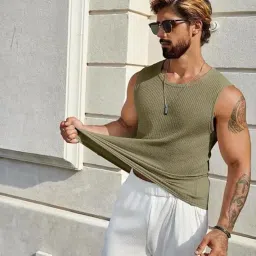 the modern soul Sleeveless Tshirt for Men | Tank Top for Men's | Vest for Man (Pck of 3) image 4