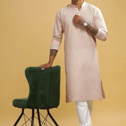 be active Cotton Kurta for Men | Traditional and Classy Design | Indian Kurta | Full Sleeve Kurta image 5