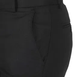 maleno Men's Black Formal Trousers for Men | Slim Fit Trousers for Men |Trousers for Office, Party image 2