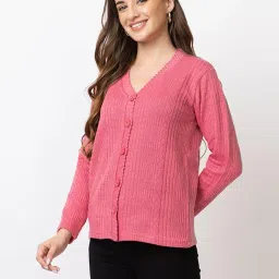 dadu dayal Women's Warm Woolen Cardigan - Stylish Full Sleeve Knitwear for Winter, Cozy & Elegant Sweater image 3